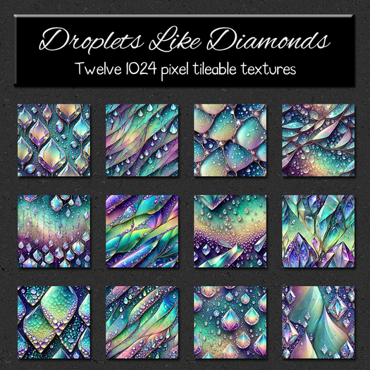 *Wallflowers* Droplets Like Diamonds