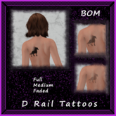 Horse on Back Tattoo – BOM