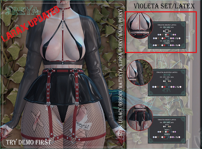 FREYA// Violeta bikini/LATEX