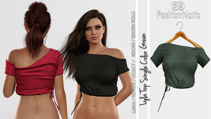 Top Lyla Green - LaraX, PetiteX, Legacy, Reborn - FashionNatic