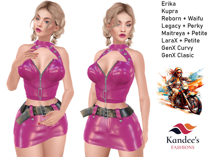 Janice Outfit Light Hot Pink