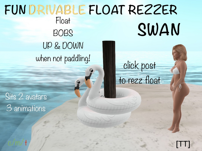 [TT] Fun Driveable Float Rezzer - SWAN
