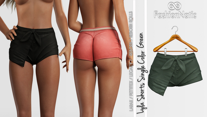 Shorts Lyla Green - LaraX, PetiteX, Legacy, Reborn - FashionNatic