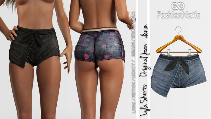 Shorts Lyla Original Denim - Jeans  - LaraX, PetiteX, Legacy, Reborn - FashionNatic 