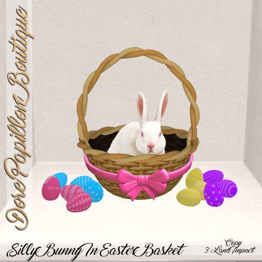 DPB Silly Bunny In Easter Basket