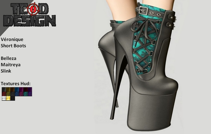 Short Boots ~ Veronique [Textures Hud]. DEMO