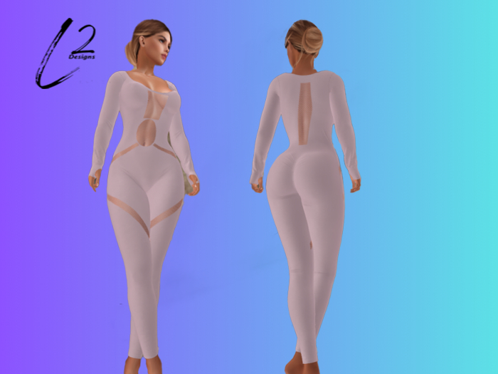 L2 Designs - Bodysuit - Baby Pink