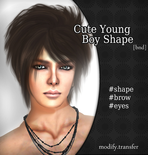[BND]Cute Young Boy Shape Male avatar Shape Promo/Sale