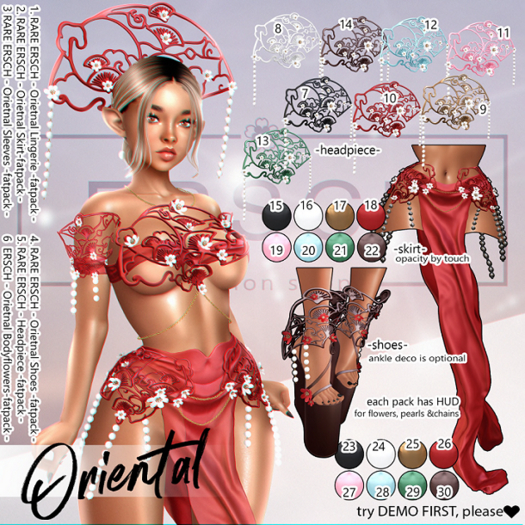ERSCH - Oriental rares set legacy/perky