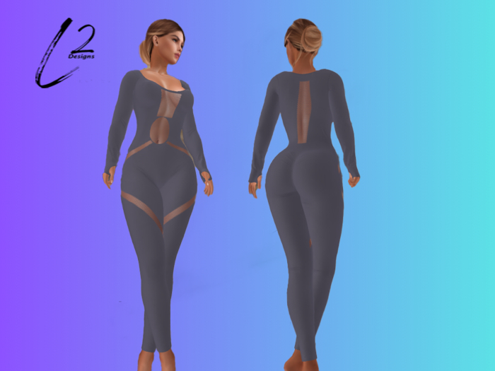 L2 Designs - Bodysuit - Steel