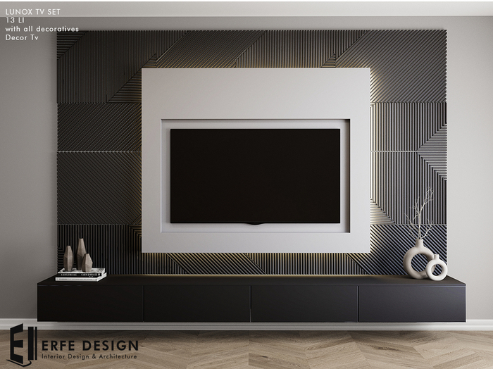 Lunox Tv Set 13 LI with decors [Erfe Design] PACK