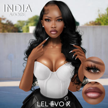 Second Life Marketplace - [Adore] India Skin - Ebony