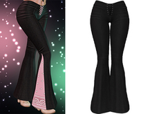 Margot Flare Jeans 2.0 [Black]  - Maitreya Lara • LaraX • Petite • PetiteX • Legacy • Reborn Clothing