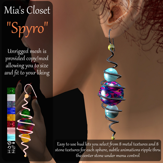 MC "Spyro" Earring DEMO