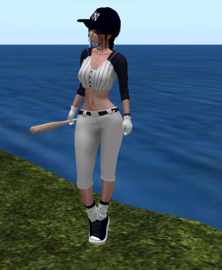 Cute Baseball Costume Blue