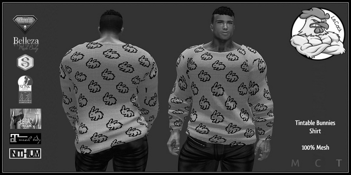LeCock - Tintable Bunnies Shirt DEMO