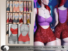 ^^RaVe MooN^^TOP&ROMPER "monday" (ML, LG, R, K, B)