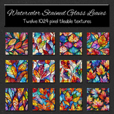 *Wallflowers* Stained Glass Leaves