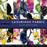 Made by Porter - Luxurious Fabric - Silk Orchids