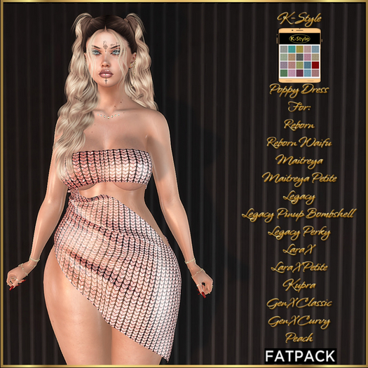 [KStyle] POPPY DRESS - FATPACK #5