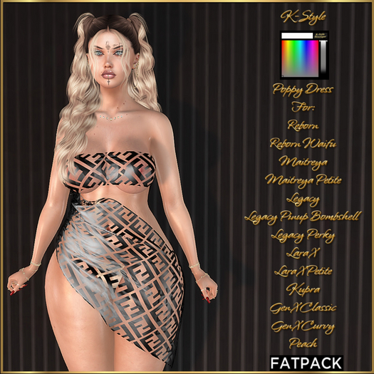 [KStyle] POPPY DRESS - FATPACK #9
