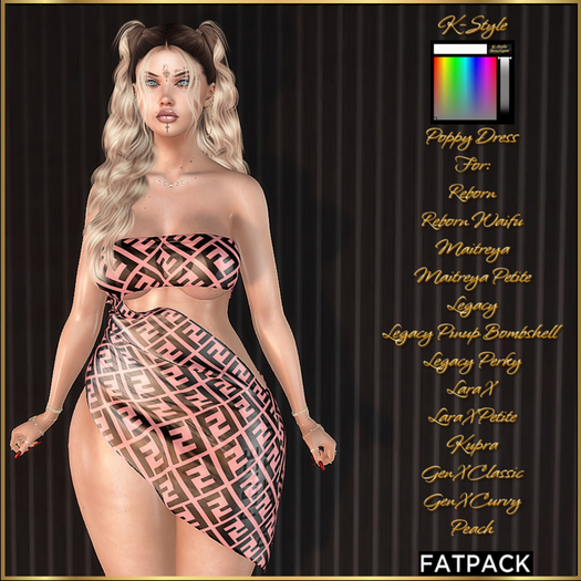 [KStyle] POPPY DRESS - FATPACK #10
