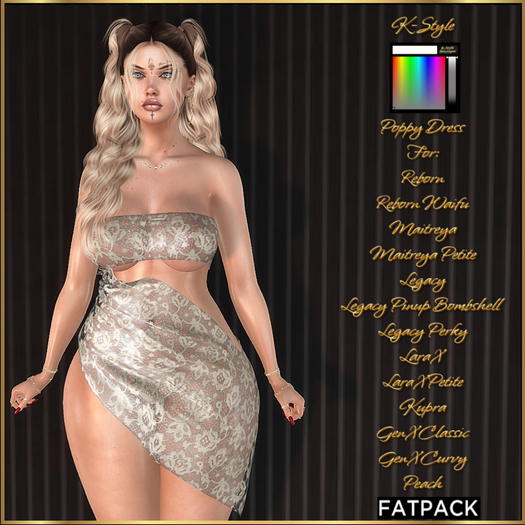 [KStyle] POPPY DRESS - FATPACK #12