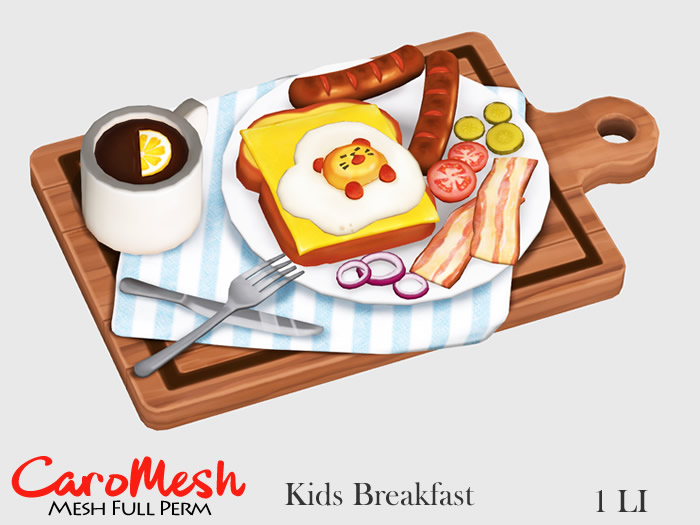 Caro Mesh Full Perm * Kids Breakfast -unpacker-
