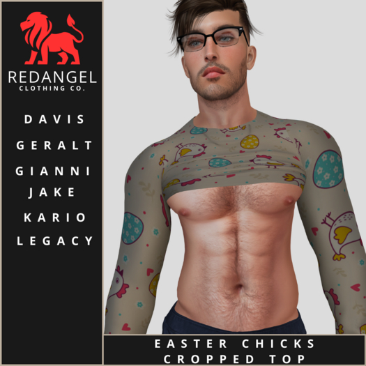 Easter Chicks Cropped Top ** NEW FOR EASTER 2024 **