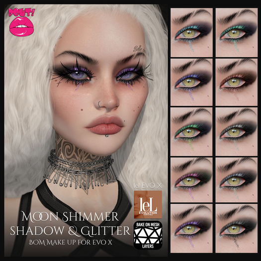 [POUT!] Moon Shimmer Shadow & Glitter