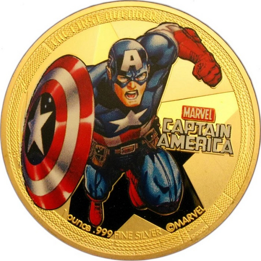 Superhero Coin-Captain America*