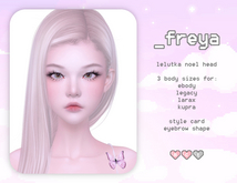 // LOULOU // Freya Shape for Lelutka Noel, eBody, Legacy, LaraX, Kupra