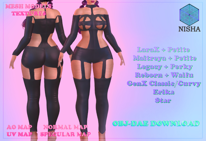 Nisha - Kaetana bodysuit full perm mesh Download