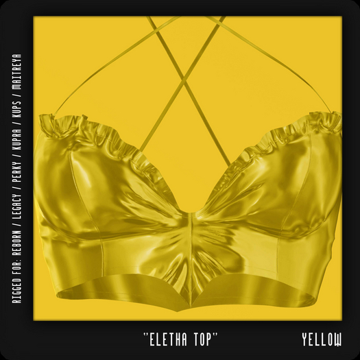 - TRIGGERED - Eletha Top (Yellow) (BOXED)