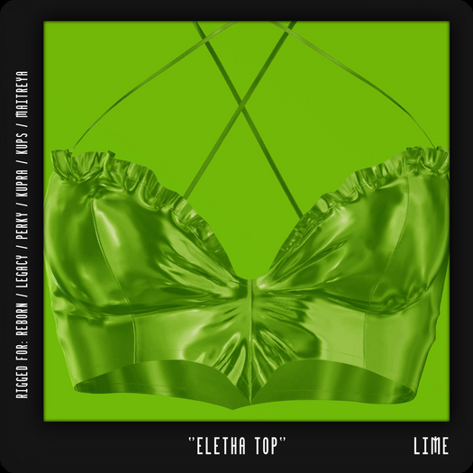 - TRIGGERED - Eletha Top (Lime) (BOXED)