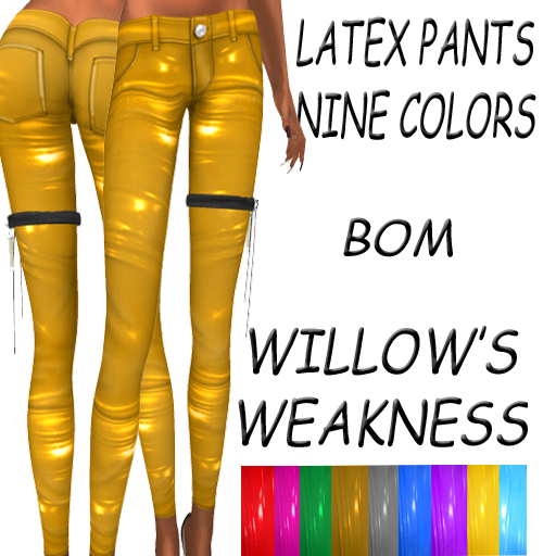 LATEX PANTS NINE COLORS BOX
