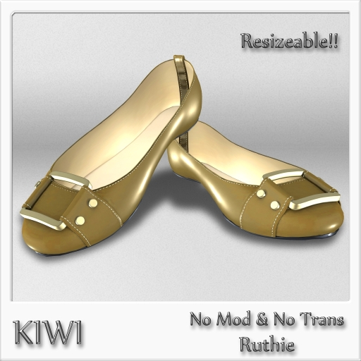 KIWI RUTHIE BALLERINA FLATS (BROWN)