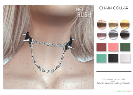Second Life Marketplace - [NORUSH] DEMO Chain Collar