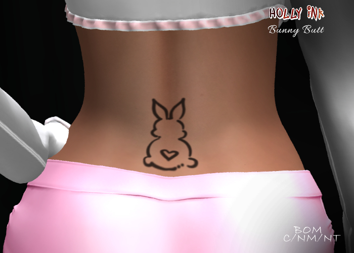 Holly Ink - Bunny Butt - BOM tattoo