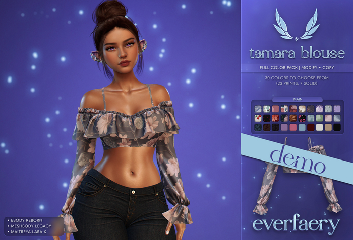 everfaery - Tamara Blouse DEMO