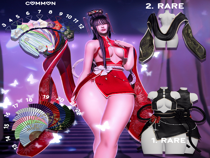 1. DOMUS - HAOHAO Set - Waifus - RARE