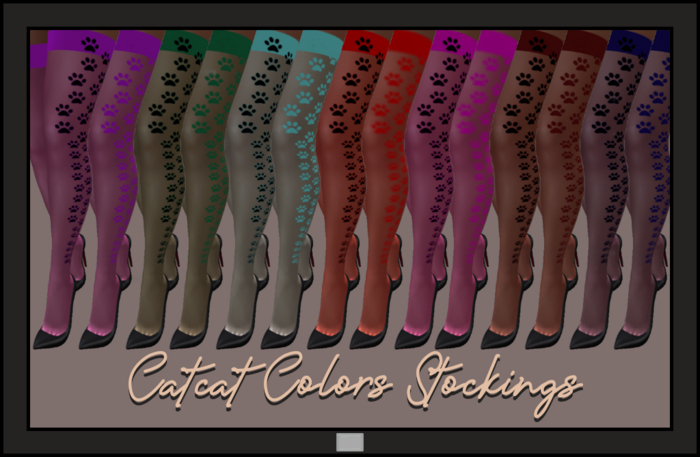 ~AB~ Catcat Colors Stockings 