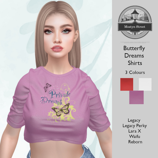 Mostyn St - Butterfly Dreams Tops