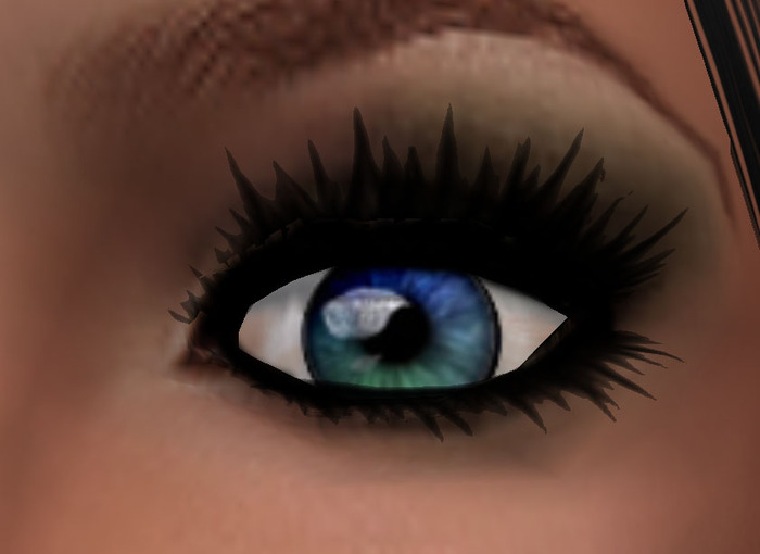 blue sparkle eye