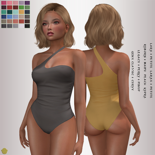 BM One Shoulder Swimsuit DEMO