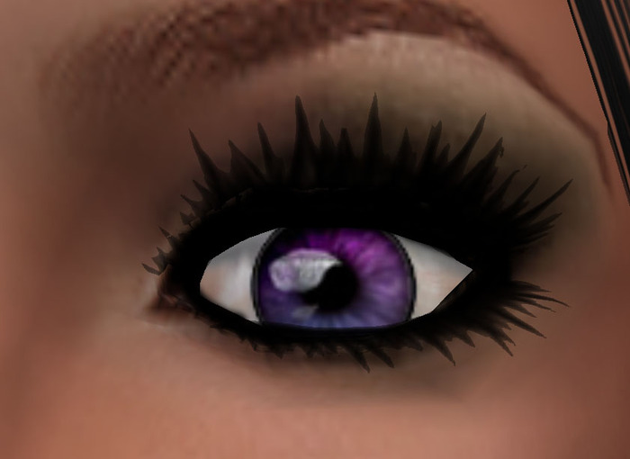 purple sparkle eye