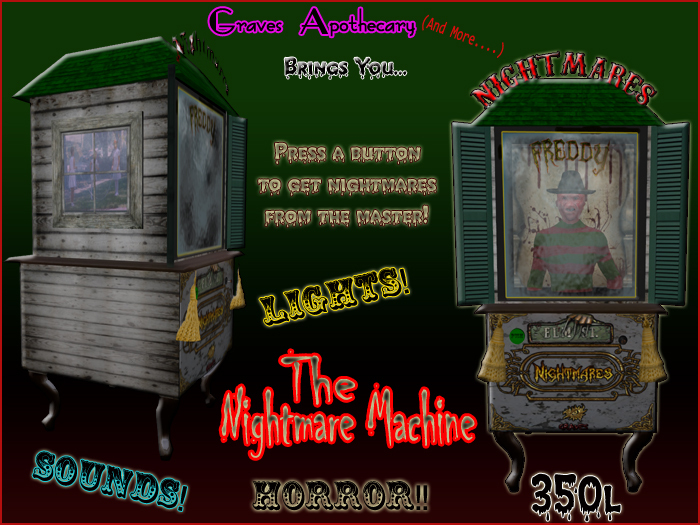 GRAVES Apothecary "Nightmare Machine" - BOXED