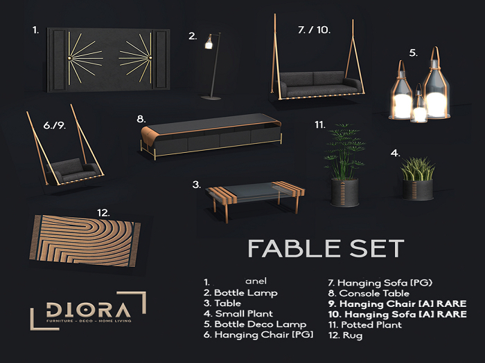 5. DIORA Fable Bottle Deco