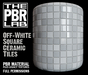 Second Life Marketplace - The PBR Lab - Off-White Square Ceramic Tiles ...