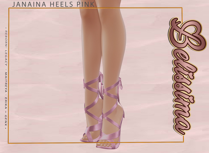 [Belissima] Janaina Heels Pink